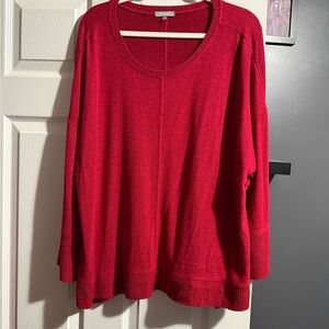 Habitat Rich Red Knit Top